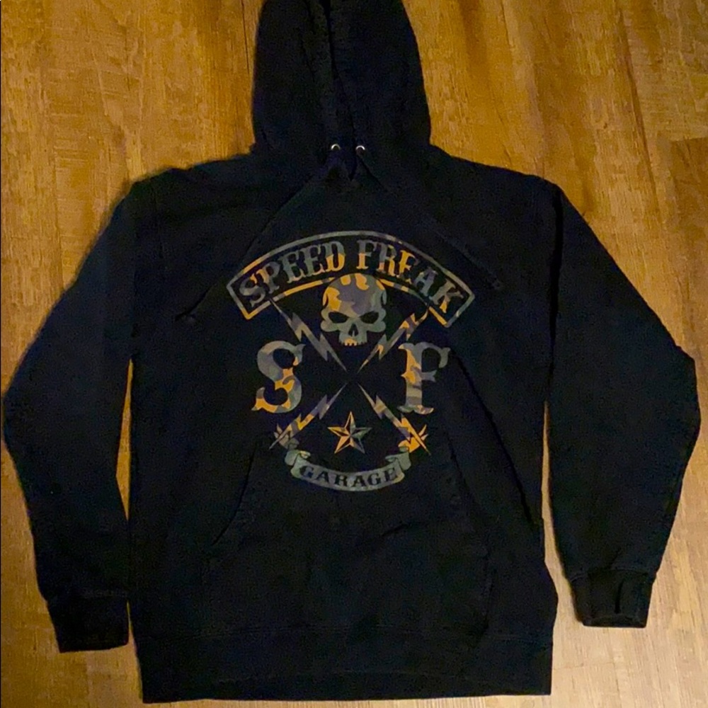 SPEED FREAK SWEATSHIRT HOODIE MEDIUM USED